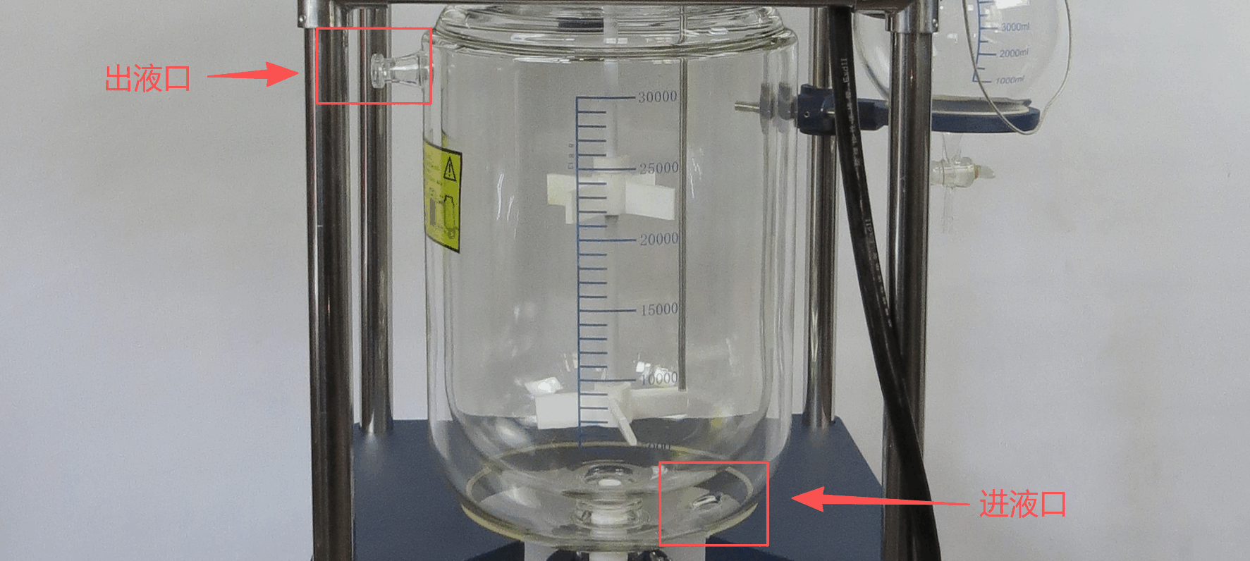 双层玻璃反应釜夹套怎么清洗？