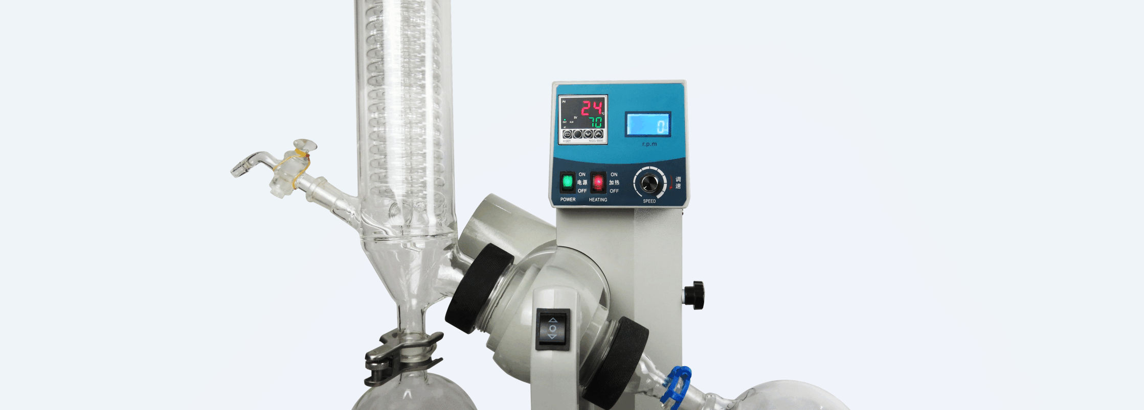 电动升降旋转蒸发仪:实验室浓缩利器