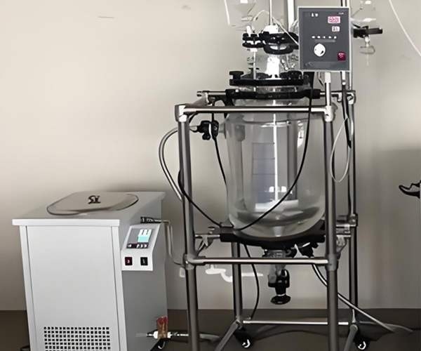 双层玻璃反应釜放料阀